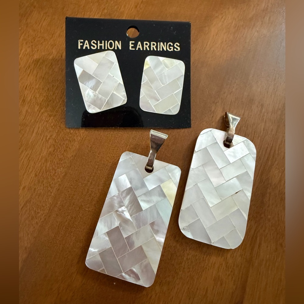 Earrings and Pendant Set Made in the Philippines